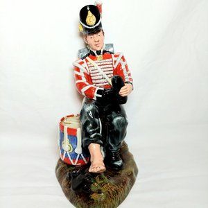 Royal Doulton "Drummer Boy" Vintage Art Home/Office Collectible Sculpture Statue